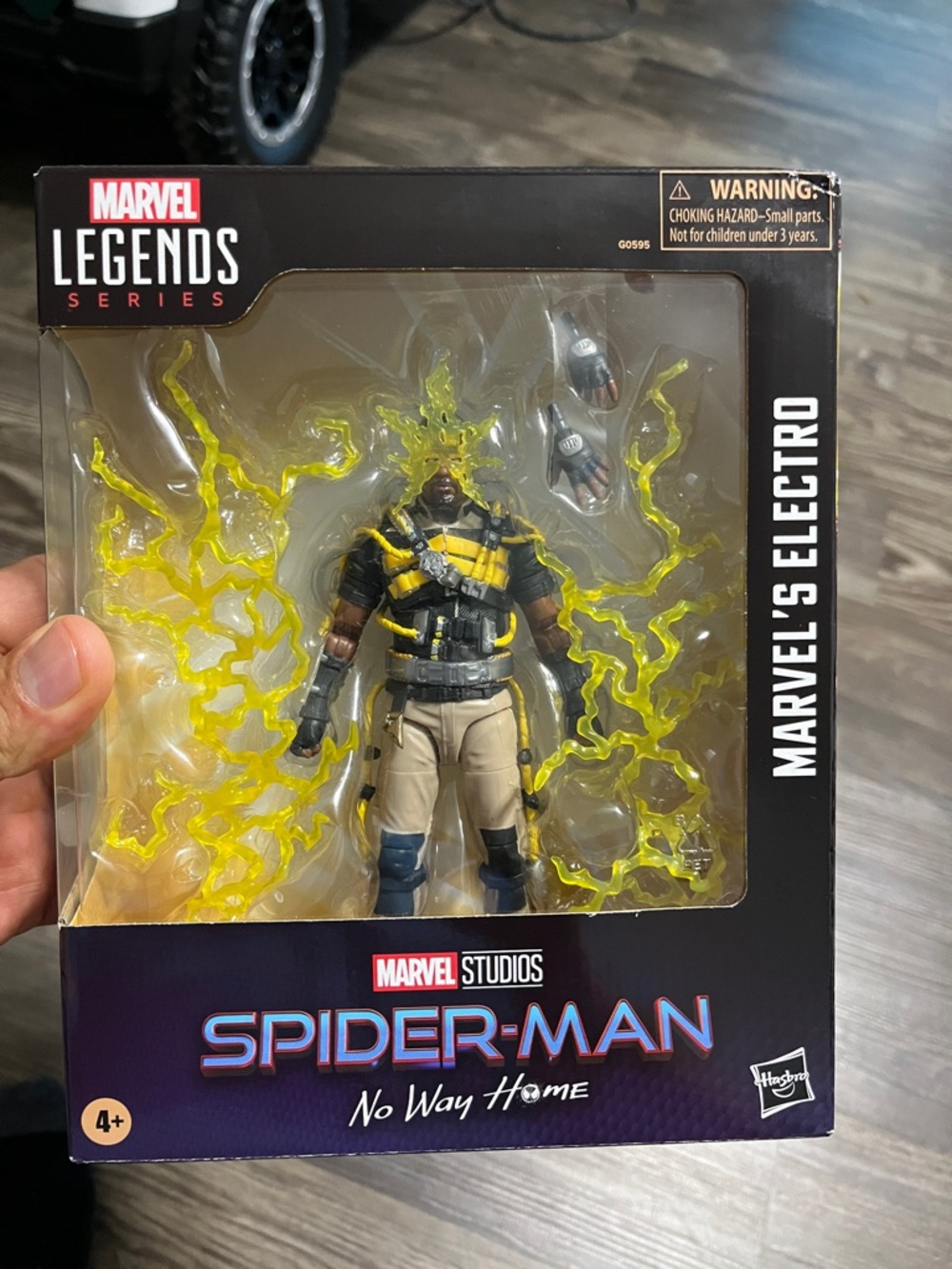 Marvel Electro Action Figure with Yellow Energy Effects